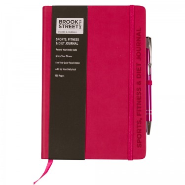 Sports Fitness & Diet Notebook A5