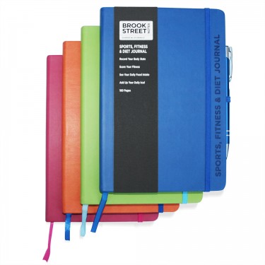 Sports Fitness & Diet Notebook A5