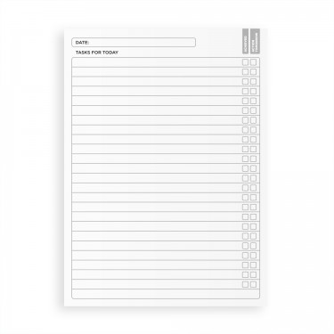 Business To Do List Notebook A5 - Black