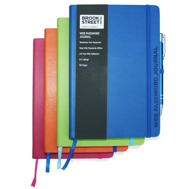 'A' Grade Web Password and Internet Address Notebook A6