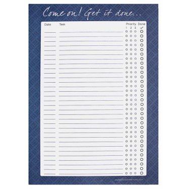 To Do List Notepad A4 - Come on! Get it done...