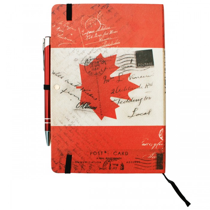 Canada Flag Notebook A5