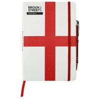 England Flag Notebook A5