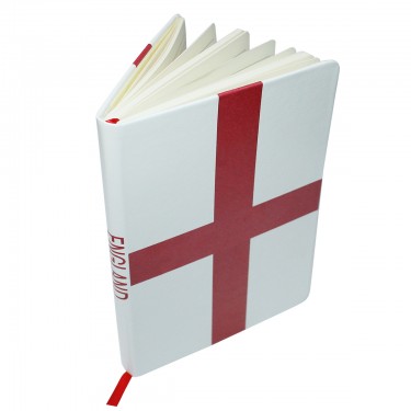 England Flag Notebook A5