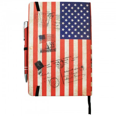 USA Flag Notebook A5