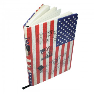 USA Flag Notebook A5